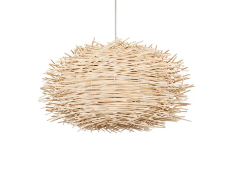 GLOBOSTAR® MINORCA 01731 Boho Κρεμαστό Φωτιστικό Οροφής με Ντουί 1 x E27 AC 220-240V IP20 - Μπεζ - Μ60 x Π60 x Y35cm