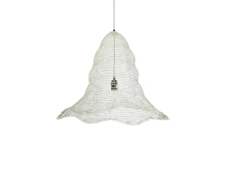 GLOBOSTAR® KENTUCKY 01892 Vintage Κρεμαστό Φωτιστικό Οροφής με Ντουί 1 x E27 AC 220-240V IP20 - Λευκό - Μ60 x Π60 x Υ52cm
