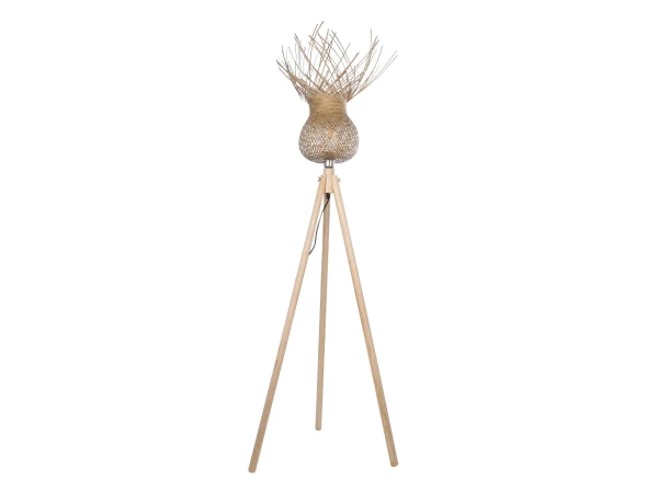 GLOBOSTAR® POPPY 01984 Boho Επιδαπέδιο Φωτιστικό με Ντουί 1 x E27 AC 220-240V IP20 - Μπεζ - Μ58 x Π58 x Υ168cm GLOBOSTAR® POPPY 01984 Boho Επιδαπέδιο Φωτιστικό με Ντουί 1 x E27 AC 220-240V IP20 - Μπεζ - Μ58 x Π58 x Υ168cm