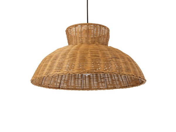 GLOBOSTAR® MALABO 02328 Boho Κρεμαστό Φωτιστικό Οροφής με Ντουί 1 x E27 AC 220-240V IP20 - Καφέ - Μ60 x Π60 x Υ31cm