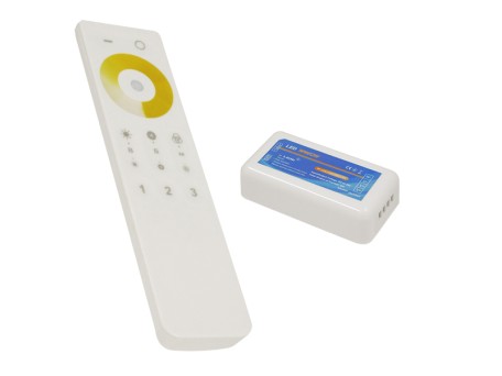 Ασύρματο LED Dimmer με Χειριστήριο Αφής 2.4G RF CCT 2 Χρωμάτων για Ένα Group 12v (144w) - 24v (288w) DC GloboStar 04040