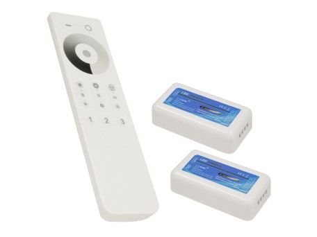 Ασύρματο LED Dimmer με Χειριστήριο Αφής 2.4G RF για Δύο Groups 12v (288w) - 24v (576w) DC GloboStar 04138