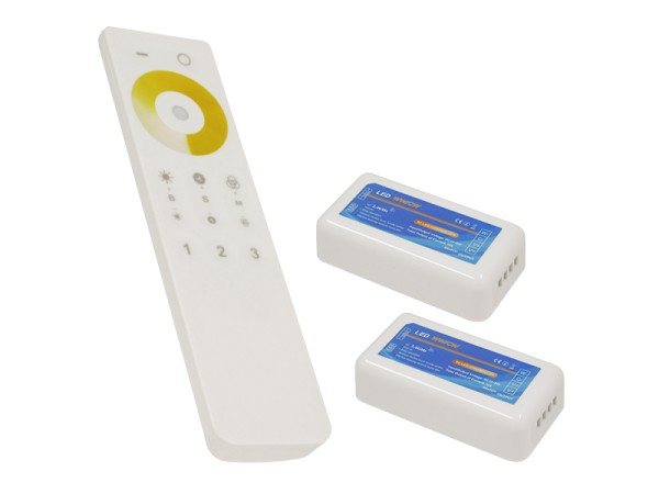 Ασύρματο LED Dimmer με Χειριστήριο Αφής 2.4G RF CCT 2 Χρωμάτων για Δυο Groups 12v (288w) - 24v (576w) DC GloboStar 04140 Ασύρματο LED Dimmer με Χειριστήριο Αφής 2.4G RF CCT 2 Χρωμάτων για Δυο Groups 12v (288w) - 24v (576w) DC GloboStar 04140