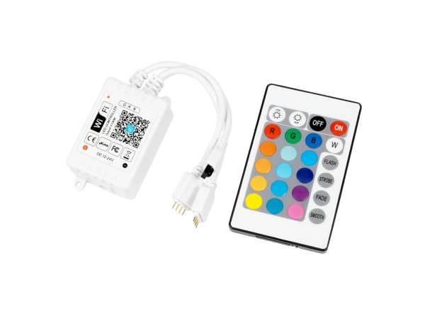 GloboStar® 73411 Ασύρματος Smart Home Wi-Fi LED RGB Controller με 2 Εξόδους RGB και Χειριστήριο IR DC 12V Max 100W - DC 24V Max 200W Μ17xΠ3.5xΥ2 GloboStar® 73411 Ασύρματος Smart Home Wi-Fi LED RGB Controller με 2 Εξόδους RGB και Χειριστήριο IR DC 12V Max 100W - DC 24V Max 200W Μ17xΠ3.5xΥ2