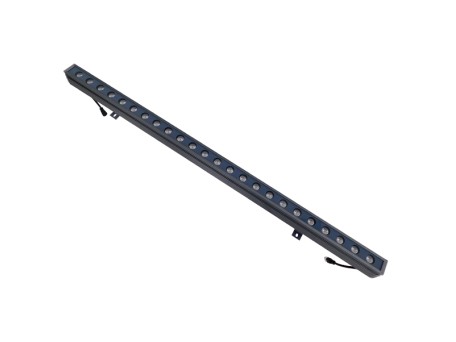 GLOBOSTAR® WASHERMARGO 05106 Μπάρα Φωτισμού Wall Washer LED 24W 2040lm 30° DC 24V Αδιάβροχο IP66 Ροζ Dimmable - Bridgelux SMD Chip - Γκρι Ανθρακί - Μ100 x Π4 x Υ5cm - 3 Χρόνια Εγγύηση