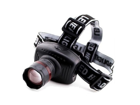 Φακός Κεφαλής LED 5 Watt με ZOOM GloboStar 06001