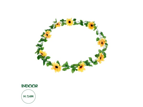GloboStar® 09029 Τεχνητό Κρεμαστό Φυτό Διακοσμητική Γιρλάντα Μήκους 2.2 μέτρων με 10 X Μεγάλα Ηλιοτρόπια Κίτρινα GloboStar® 09029 Τεχνητό Κρεμαστό Φυτό Διακοσμητική Γιρλάντα Μήκους 2.2 μέτρων με 10 X Μεγάλα Ηλιοτρόπια Κίτρινα