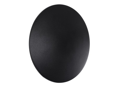 GLOBOSTAR® HELIO-R 60660 Μοντέρνο Φωτιστικό Τοίχου - Απλίκα LED 10W 1000lm 120° AC 220-240V Αδιάβροχο IP65 Θερμό Λευκό 2700K - Lumileds SMD Chip & TÜV SÜD Driver - Μαύρο Ματ - Μ21 x Π21 x Υ5cm - 5 Χρόνια Εγγύηση