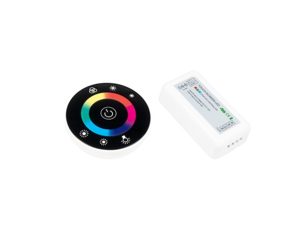 Ασύρματος LED RGB Controller με Μαύρο Στρογγυλό Χειριστήριο Αφής 2.4G RF 12v (192w) - 24v (384w) DC GloboStar 77445 Μ8.5xΠ4.5xΥ2.3 Ασύρματος LED RGB Controller με Μαύρο Στρογγυλό Χειριστήριο Αφής 2.4G RF 12v (192w) - 24v (384w) DC GloboStar 77445 Μ8.5xΠ4.5xΥ2.3