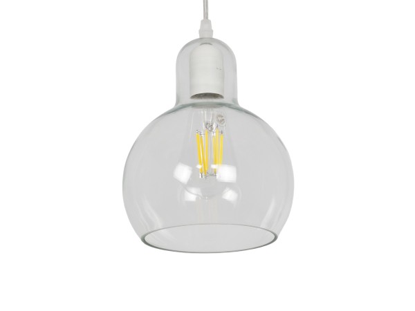GLOBOSTAR® LUCREZIA 01314 Μοντέρνο Κρεμαστό Φωτιστικό Οροφής με Ντουί 1 x E27 AC 220-240V IP20 - Διάφανο - Μ18 x Π18 x Υ23cm GLOBOSTAR® LUCREZIA 01314 Μοντέρνο Κρεμαστό Φωτιστικό Οροφής με Ντουί 1 x E27 AC 220-240V IP20 - Διάφανο - Μ18 x Π18 x Υ23cm