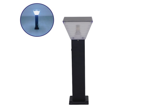 GLOBOSTAR® VEGGIE 12146 Φωτιστικό Κολωνάκι Κήπου με Ντουί 1 x E27 60° AC 220-240V Αδιάβροχο IP65 - Γκρι Ανθρακί - Μ20 x Π20 x Υ60cm GLOBOSTAR® VEGGIE 12146 Φωτιστικό Κολωνάκι Κήπου με Ντουί 1 x E27 60° AC 220-240V Αδιάβροχο IP65 - Γκρι Ανθρακί - Μ20 x Π20 x Υ60cm