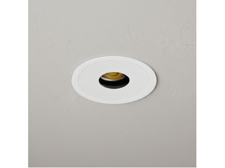 kelvo® PINADO KLV-101-0129 Χωνευτό Φωτιστικό Downlight Σποτ LED 7W 875lm 15° AC 220-240V IP20 Φυσικό Λευκό 4500K - Bridgelux COB Chip & TÜV SÜD Driver - Λευκό Ματ - Μ8.3 x Π8.3 x Υ8.2cm / Q7.3cm - 5 Χρόνια Εγγύηση