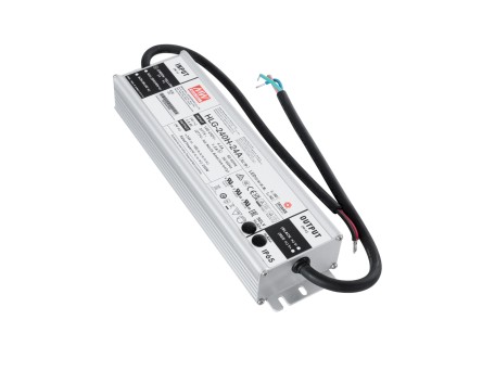GLOBOSTAR® MEANWELL-HLG240H-24A 90793 Τροφοδοτικό/Μετασχηματιστής SELV 240W 10A DC 24V Αδιάβροχο IP65 - AC 220-240V σε DC 24V / Ρυθμιζόμενο από 22.4VDC έως 25.6VDC - Μ24.4 x Π6.8 x Υ3.88cm - 3 Χρόνια Εγγύηση