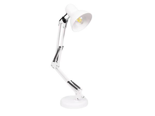 GLOBOSTAR® DESK 01539 Μοντέρνο Επιτραπέζιο Φωτιστικό Πορτατίφ με Ντουί 1 x E27 AC 220-240V IP20 - Λευκό - Μ15 x Π15 x Υ67cm GLOBOSTAR® DESK 01539 Μοντέρνο Επιτραπέζιο Φωτιστικό Πορτατίφ με Ντουί 1 x E27 AC 220-240V IP20 - Λευκό - Μ15 x Π15 x Υ67cm