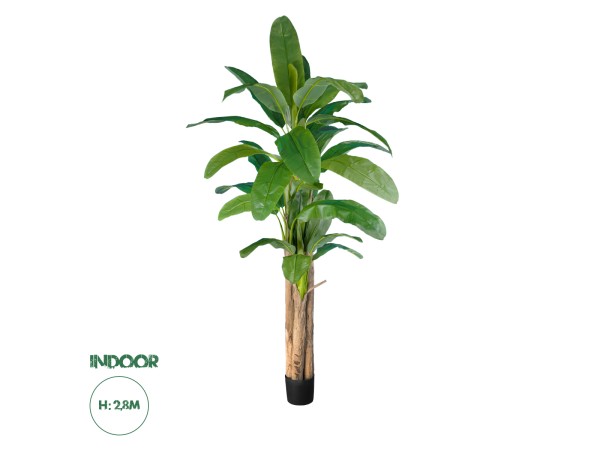 GloboStar® Artificial Garden BANANA TREE 20019 - Τεχνητό Διακοσμητικό Φυτό Μπανανιά - Μπανανόδεντρο Υ280cm