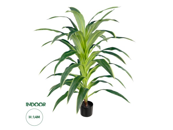 GloboStar® Artificial Garden BRAZILIAN IRON 20020 - Τεχνητό Διακοσμητικό Φυτό Αρωματική Δράκαινα Υ140cm