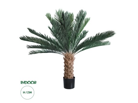 GloboStar® Artificial Garden CYCADS 20022 Τεχνητό Διακοσμητικό Φυτό Αρωματική Κύκας Υ120cm