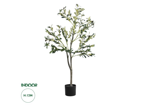 GloboStar® Artificial Garden OLIVE TREE 20053 Τεχνητό Διακοσμητικό Φυτό Ελιά Υ120cm