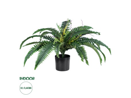 GloboStar® Artificial Garden FERN 20058 Τεχνητό Διακοσμητικό Φυτό Φτέρη Υ40cm