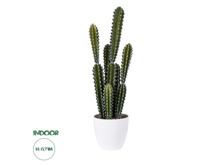 GloboStar® Artificial Garden CEREUS JAMACARU CACTUS 20095 Τεχνητό Διακοσμητικό Φυτό Κάκτος Κηρίος Υ71cm