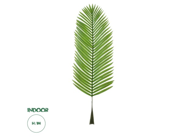 GloboStar® Artificial Garden ARECA PALM LEAF 20175 - Τεχνητό Διακοσμητικό Φύλο Φοινικόδεντρου Αρέκα Π45 x Υ100cm