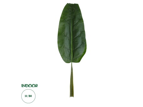 GloboStar® Artificial Garden BANANA TREE LEAF 20177 - Τεχνητό Διακοσμητικό Φύλο Μπανανιάς - Μπανανόδεντρου Π30 x Υ100cm