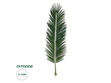 GloboStar® Artificial Garden ARECA PALM LEAF 20182 - Τεχνητό Διακοσμητικό Φύλο Φοινικόδεντρου Αρέκα Π95 x Υ280cm