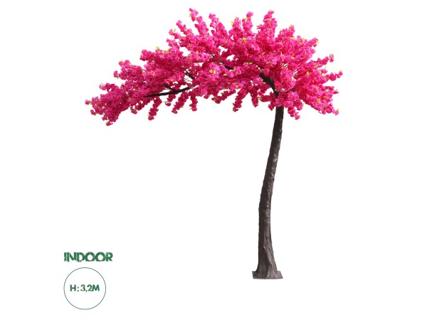 GloboStar® Artificial Garden CHERRY BLOSSOM TREE 20185 Τεχνητό Διακοσμητικό Δέντρο Βουκαμβίλια Άνθος Κερασιάς Υ320cm