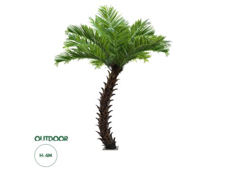 GloboStar® Artificial Garden PHOENIX ROEBELENII PALM TREE 20188 Τεχνητό Διακοσμητικό Φυτό Φοινικόδεντρο Ρομπελίνι Εξωτερικού Χώρου IP68 UV Certified Protection Υ400cm