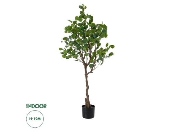 GloboStar® Artificial Garden EUCALYPTUS 20190 Τεχνητό Διακοσμητικό Φυτό Ευκάλυπτος Υ120cm