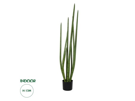 GloboStar® Artificial Garden SANSEVIERIA CYLINDRICA 20210 Τεχνητό Διακοσμητικό Φυτό Σανσεβιέρια Υ120cm