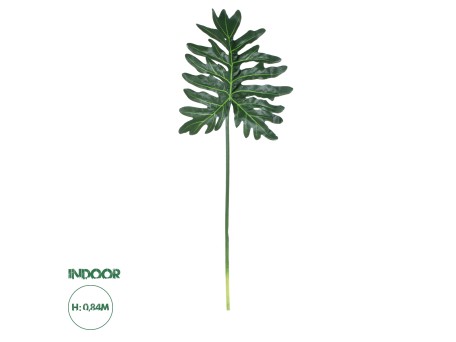 GloboStar® Artificial Garden TARO LEAF 20221 Τεχνητό Διακοσμητικό Φύλο Κολοκασίας Π24 x Υ84cm