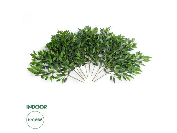 GloboStar® Artificial Garden LAUREL BRANCH 20231 10 x Τεχνητά Διακοσμητικά Κλαδία Δάφνης Π50 x Υ65cm