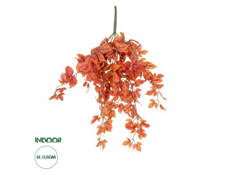 GloboStar® Artificial Garden MAPLE HANGING BRANCH 20243 Τεχνητό Διακοσμητικό Κρεμαστό Φυτό Σφένδαμος Υ80cm