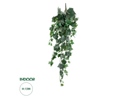 GloboStar® Artificial Garden IVY HANGING BRANCH 20244 Τεχνητό Διακοσμητικό Κρεμαστό Φυτό Κισσός Υ120cm