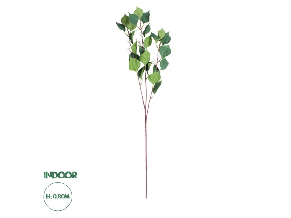 GloboStar® Artificial Garden APPLE BRANCH 20261 Τεχνητό Διακοσμητικό Κλαδί Μηλιάς Π25 x Υ80cm
