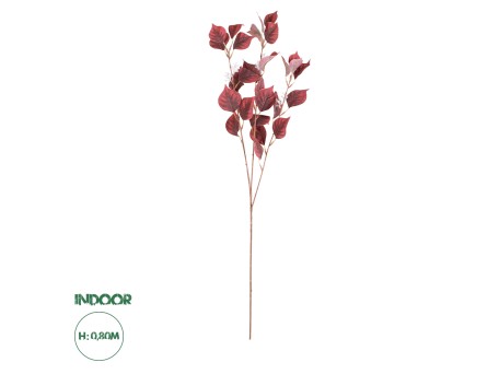 GloboStar® Artificial Garden APPLE BRANCH 20262 Τεχνητό Διακοσμητικό Κλαδί Μηλιάς Π25 x Υ80cm