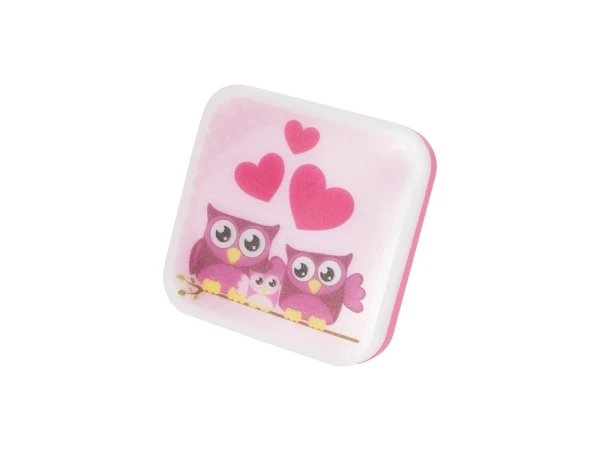 GloboStar® KIDDO 202-0002 Παιδικό Φωτιστικό Νυκτός LED 1W 95lm 120° AC220-240V IP20 Ψυχρό Λευκό 6000K- Μ5.5 x Π5.5 x Υ8cm - 2 Χρόνια Εγγύηση