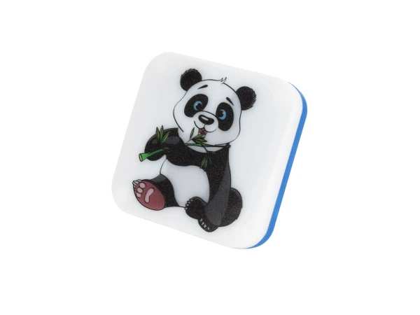 GloboStar® KIDDO 202-0007 Παιδικό Φωτιστικό Νυκτός LED 1W 95lm 120° AC220-240V IP20 Ψυχρό Λευκό 6000K - Μ5.5 x Π5.5 x Υ8cm - 2 Χρόνια Εγγύηση