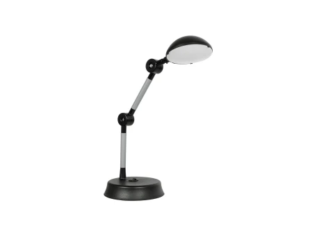 GLOBOSTAR® MICHEL 202-0061 Μοντέρνο Επιτραπέζιο Φωτιστικό Γραφείου LED 6W 540lm 120° AC 220-240V IP20 Ψυχρό Λευκό 6000K - Lumileds SMD Chip - Μαύρο - Μ15 x Π15 x Υ51cm - 2 Χρόνια Εγγύηση