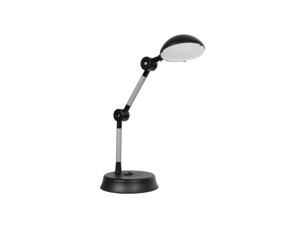 GLOBOSTAR® MICHEL 202-0061 Μοντέρνο Επιτραπέζιο Φωτιστικό Γραφείου LED 6W 540lm 120° AC 220-240V IP20 Ψυχρό Λευκό 6000K - Lumileds SMD Chip - Μαύρο - Μ15 x Π15 x Υ51cm - 2 Χρόνια Εγγύηση