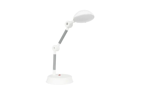 GLOBOSTAR® MICHEL 202-0062 Μοντέρνο Επιτραπέζιο Φωτιστικό Γραφείου LED 6W 540lm 120° AC 220-240V IP20 Ψυχρό Λευκό 6000K - Lumileds SMD Chip - Λευκό - Μ15 x Π15 x Υ51cm - 2 Χρόνια Εγγύηση