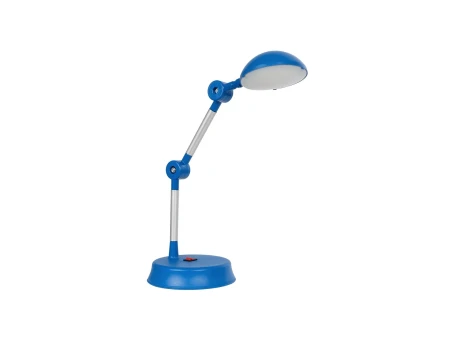 GLOBOSTAR® MICHEL 202-0063 Μοντέρνο Επιτραπέζιο Φωτιστικό Γραφείου LED 6W 540lm 120° AC 220-240V IP20 Ψυχρό Λευκό 6000K - Lumileds SMD Chip - Μπλε - Μ15 x Π15 x Υ51cm - 2 Χρόνια Εγγύηση