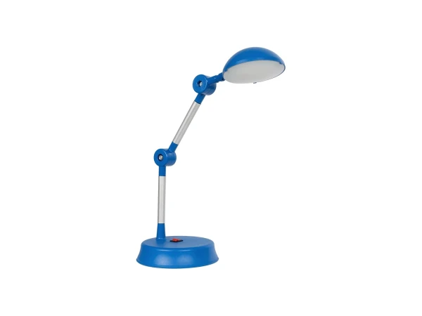 GLOBOSTAR® MICHEL 202-0063 Μοντέρνο Επιτραπέζιο Φωτιστικό Γραφείου LED 6W 540lm 120° AC 220-240V IP20 Ψυχρό Λευκό 6000K - Lumileds SMD Chip - Μπλε - Μ15 x Π15 x Υ51cm - 2 Χρόνια Εγγύηση