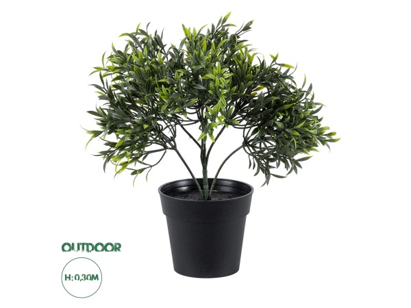 GloboStar® Artificial Garden BABY BAMBOO 20391 Τεχνητό Διακοσμητικό Φυτό Μικρό Μπαμπού Υ30cm