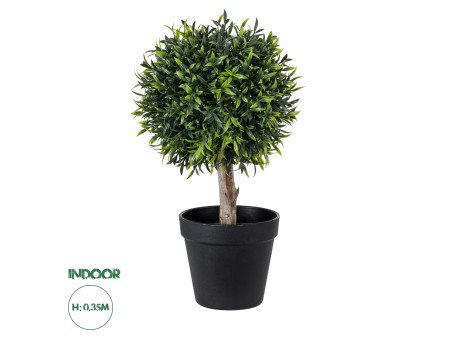 GloboStar® Artificial Garden FICUS BENJAMINA TREE 20397 Τεχνητό Διακοσμητικό Φυτό Φίκος Μπενζαμίνη Υ35cm