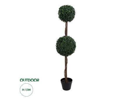 GloboStar® Artificial Garden BUXUS 20399 Τεχνητό Διακοσμητικό Φυτό Πυξός Υ120cm