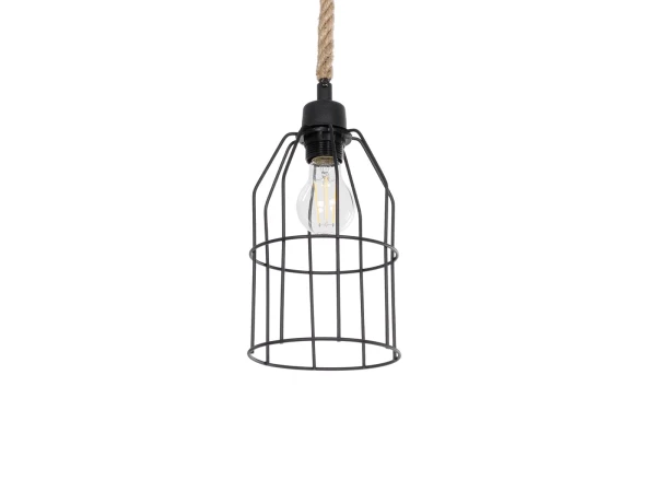 GLOBOSTAR® TALAH 203-0009 Vintage Κρεμαστό Φωτιστικό Οροφής με Ντουί 1 x E27 AC 220-240V IP20 - Μαύρο & Μπεζ - Μ15.5 x Π15.5 x Υ30cm GLOBOSTAR® TALAH 203-0009 Vintage Κρεμαστό Φωτιστικό Οροφής με Ντουί 1 x E27 AC 220-240V IP20 - Μαύρο & Μπεζ - Μ15.5 x Π15.5 x Υ30cm