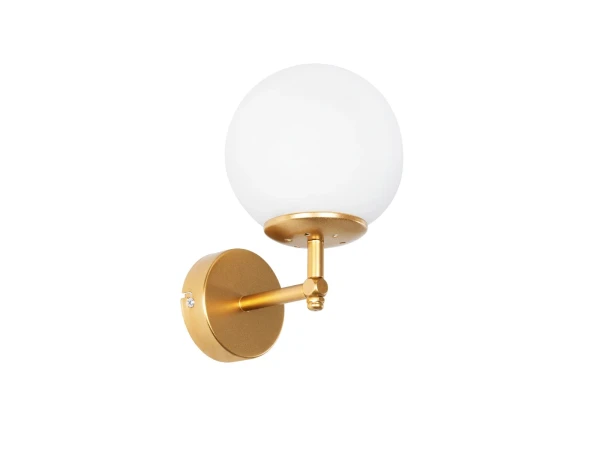 GLOBOSTAR® DALPH 203-0029 Vintage Φωτιστικό Τοίχου - Απλίκα με Ντουί 1 x E27 AC 220-240V IP20 - Χρυσό & Λευκό - M18 x Π15 x Υ23cm GLOBOSTAR® DALPH 203-0029 Vintage Φωτιστικό Τοίχου - Απλίκα με Ντουί 1 x E27 AC 220-240V IP20 - Χρυσό & Λευκό - M18 x Π15 x Υ23cm