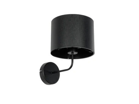 GLOBOSTAR® RALPH 203-0038 Vintage Φωτιστικό Τοίχου - Απλίκα με Ντουί 1 x E27 AC 220-240V IP20 - Μαύρο - Μ22 x Π29 x Υ30cm